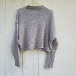 Dissh Sweater Womens Sz S Loose Knit Pullover Lightweight Acrylic Cropped Soft